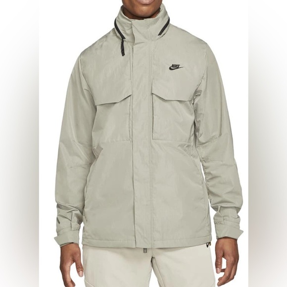 Nike Other - ✨ Nike Men’s Premium Essentials Hooded Olive Green M65 Jacket Size XL